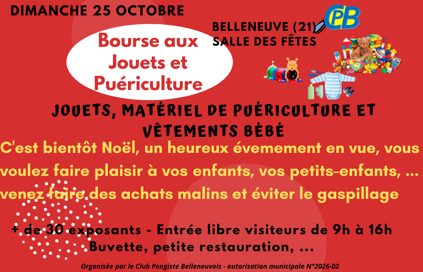 Bourse aux Jouets et Puériculture